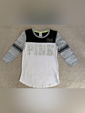 PINK Victoria's Secret 3/4 Sleeve Top